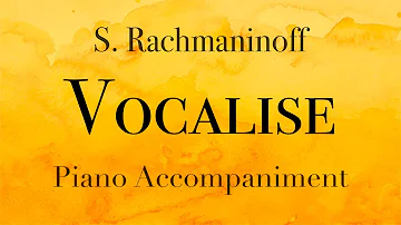 S.Rachmaninoff - Vocalise [Piano Accompaniment]