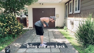 Single-Arm Bent Over Row with ISO Hold