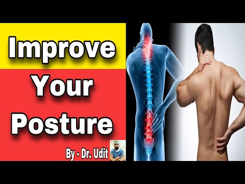 Fix your POSTURE TO SIT And SLEEP | How To IMPROVE YOUR POSTURE | Posture correction exercises .