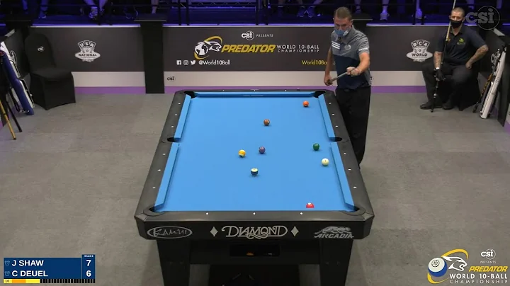 10-BALL  J. SHAW vs C. DEUEL  2021 Predator World ...