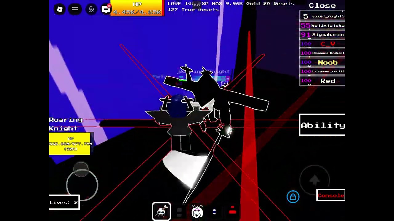 Solo Roaring Knight (UT: Fallen Souls) 1/2