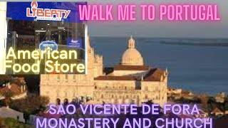 Day in Lisbon | Monastery Church| Santa Luzia| American Store