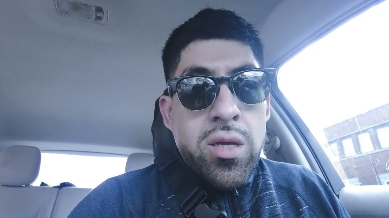 pizza face driving around chicago doing uber