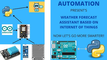 IOT BASED WEATHER FORECAST ASSISTANT USING PYTHON AND ARDUINO PROGRAMMING