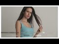 GLAMOUR FASHION EDITORIAL : Pantyhose, Stockings, Tights, High Heels, Short Mini Skirt, Sandals (4K)