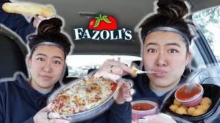 DRIVE THRU PASTA?! ft. Fazolis 🍝