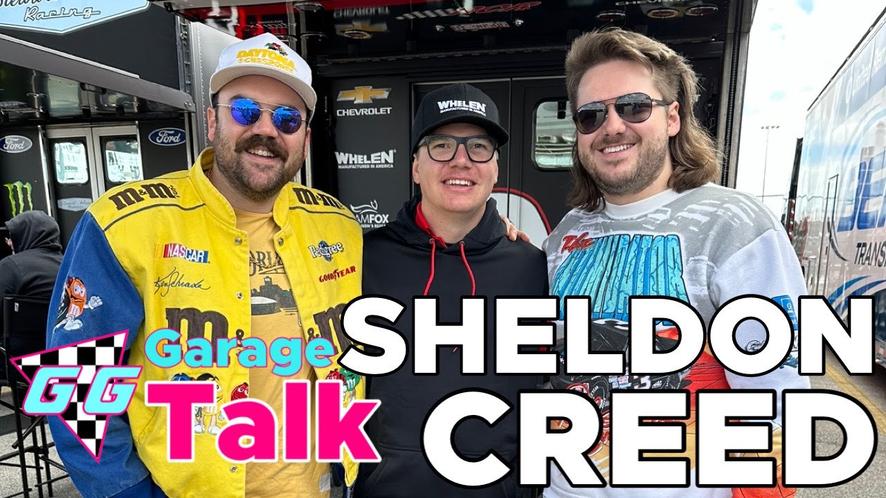 SHELDON CREED NASCAR GARAGE TALK AT DAYTONA YouTube