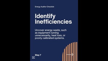 12 Steps to a Successful Energy Audit