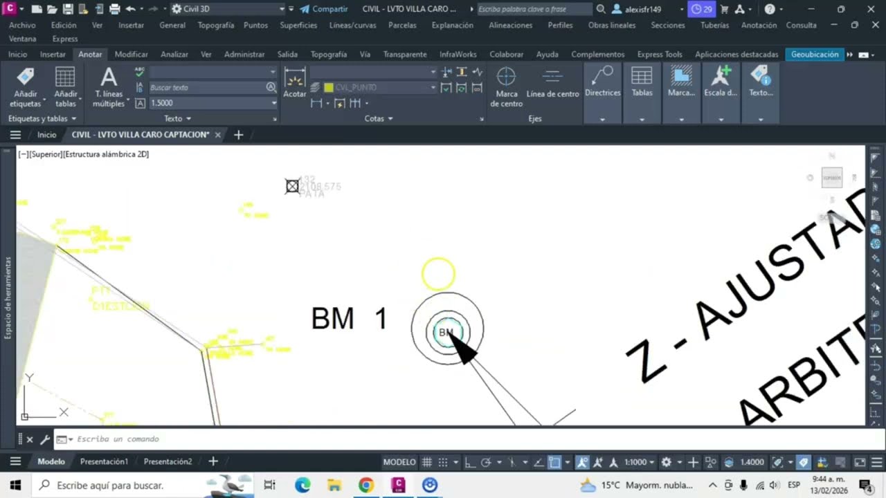 CÓMO AJUSTAR LA ELEVACIÓN DE UN LEVANTAMIENTO TOPOGRÁFICO 🧑‍💻