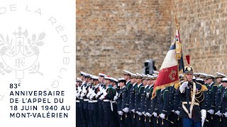 83ème anniversaire de l’Appel du 18 juin 1940 au Mont-Valérien.