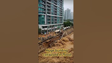 huge building collapsed #shorts #youtubeshorts #trending #viral