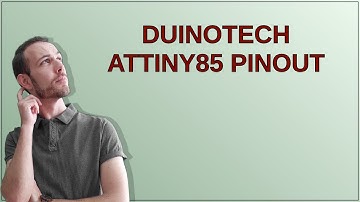 Duinotech ATTINY85 Pinout