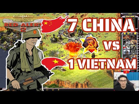 Red Alert 2 | 1 Việt Nam vs 7 China - 7 vs 1