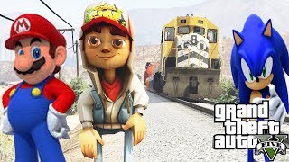 Gta V Jake Subway Surfers - Jump Water Parkour Fails