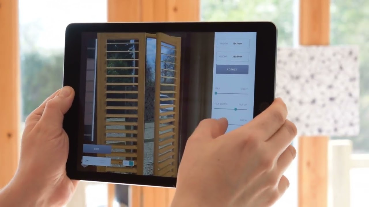 AR Shutters & Blinds configurator for CW Systems