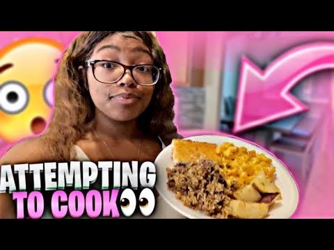 ATTEMPTING TO COOK FOR THE FAM👨‍👩‍👧 ft: oneway.swavy & braceface_.nunu ...