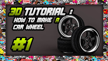3D Modelling Tutorial - How to Make a Car Wheel Part 1