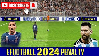 Messi Team 🆚 Mbappe Team Efootball 2024 penalty challenge watch full video