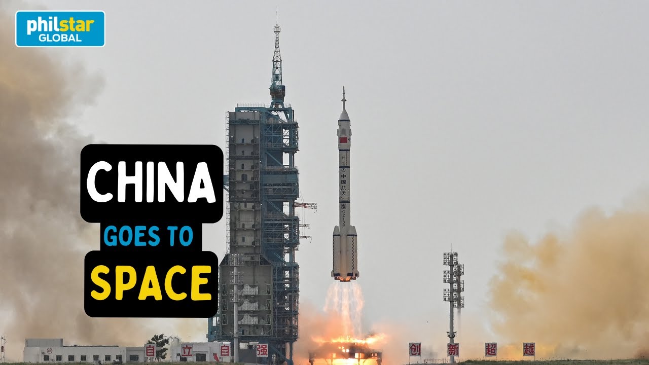 China launches Shenzhou-16 mission to Tiangong space station - YouTube