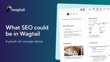 New proof of concept SEO features for Wagtail