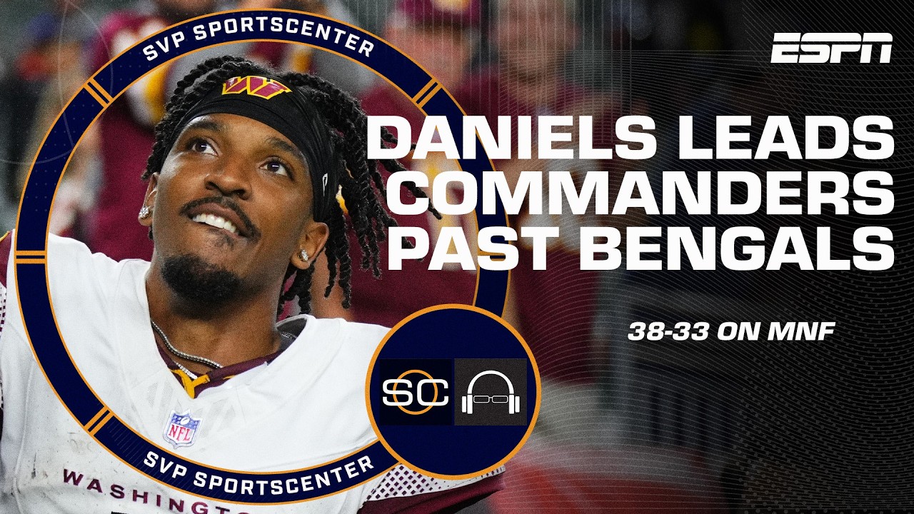 ⁣Commanders vs. Bengals FULL REACTION 🏈 Jayden Daniels has historic performance | SC with SVP