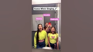 Thumbnail of Guess Who’s Singing… 👀🤩🤔 | Triple Charm #shorts