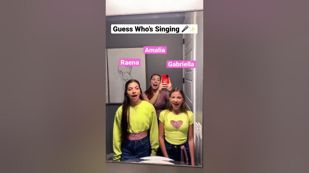 Guess Who’s Singing… 👀🤩🤔 | Triple Charm #shorts