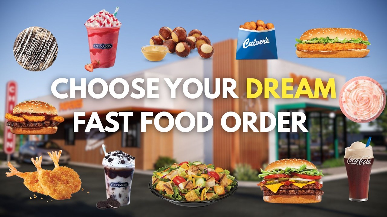 Pick Your DREAM Fast Food Order 🌯🍔💆‍♀️|Self-Care Sunday Edition