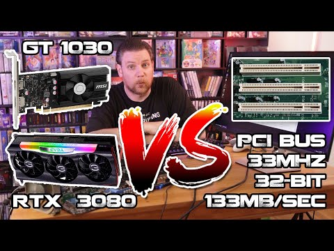 Will modern GPUs like the RTX 3080 work on a PCI slot!?