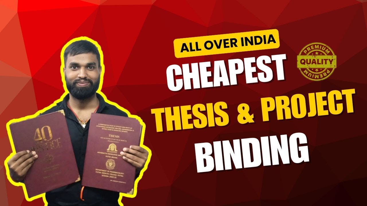 Best Thesis Binding for Students – Cheap Rates, Top Quality