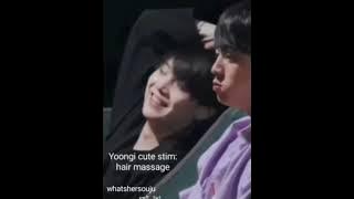 Yoongi and Jungkook being the Ceo of stimming