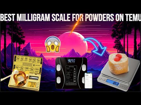Best Milligram Scale for Powders on Temu 2025 Precise Digital Scales for Lab Kitchen Use