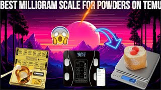 ✅ Best Milligram Scale for Powders on Temu 2025 | Precise Digital Scales for Lab & Kitchen Use 😱