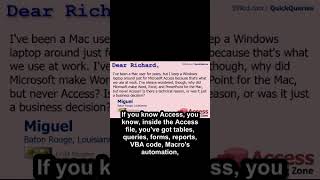 Whats Inside This MS Access Quick Queries Episode