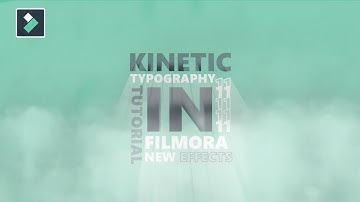 (Filmora 11): Kinetic Typography Tutorial