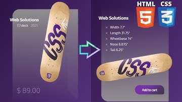 Modern Animated card with HTML & CSS hover effect - CSS Card Hover Effects | Html & CSS | Tutorial