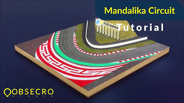 Mandalika Circuit Blender Lowpoly Isometric Tutorial - Indonesia