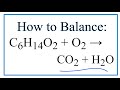 Balancing Chemical Equations