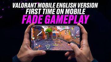 FADE First Look on Valorant Mobile! Fade’s FIRST English Gameplay