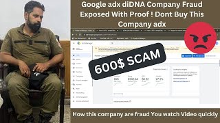 Google adx diDNA Company Fraud Exposed With Proof  Dont Buy This company adx