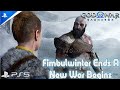 Fimbulwinter Completed – A New War Begins ❄️🔥 | God of War Ragnarok | 4K 120FPS PS5 Hindi Gameplay