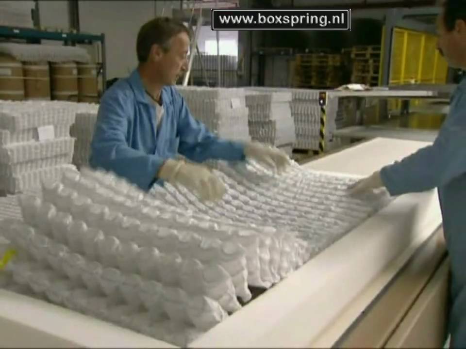 Pocketveringmatras - productie van de matraskern - Boxspring.nl