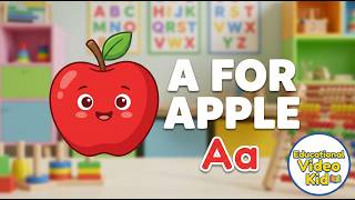 Phonics Song with TWO Words - A For Apple - ABC Alphabet Songs with Sounds