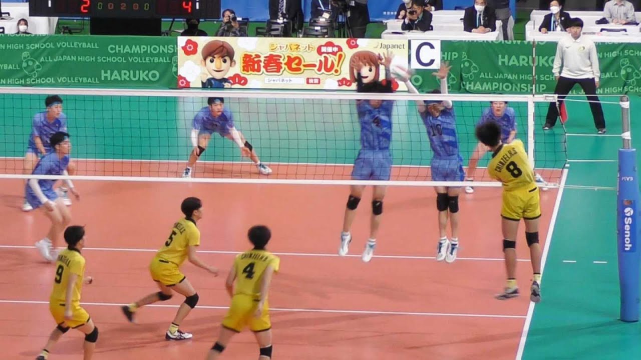 春高2024】 浜松修学舎 vs 鎮西 準々決勝 第2セット｜#井坂太郎 #赤堀