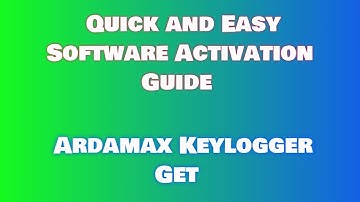 Complete Setup: Ardamax Keylogger Activation and Installation / Ardamax Keylogger 2024 Download