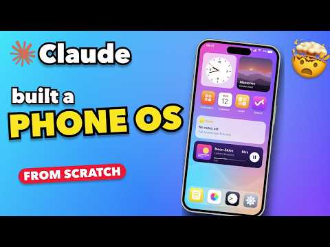 I Forced AI to Build a Phone OS From Scratch