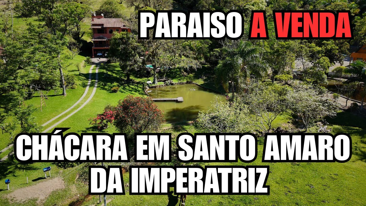 [VENDIDO] CHÁCARA EXTRAORDINÁRIA A VENDA EM SANTO AMARO DA IMPERATRIZ - SC - 2.3 HECTARES