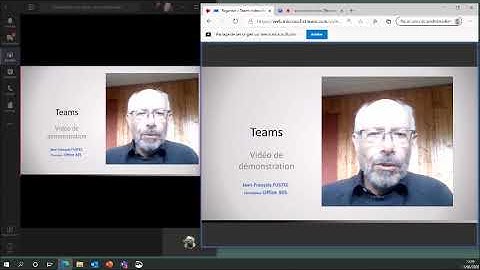 Visionner une vidéo dans une réunion Teams