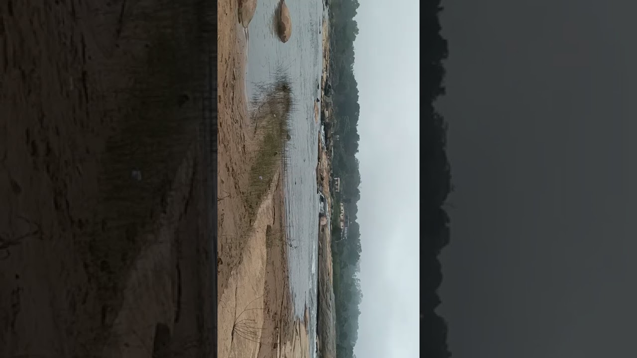 Thirthahalli - On the banks of Thunga morning scene..(1)