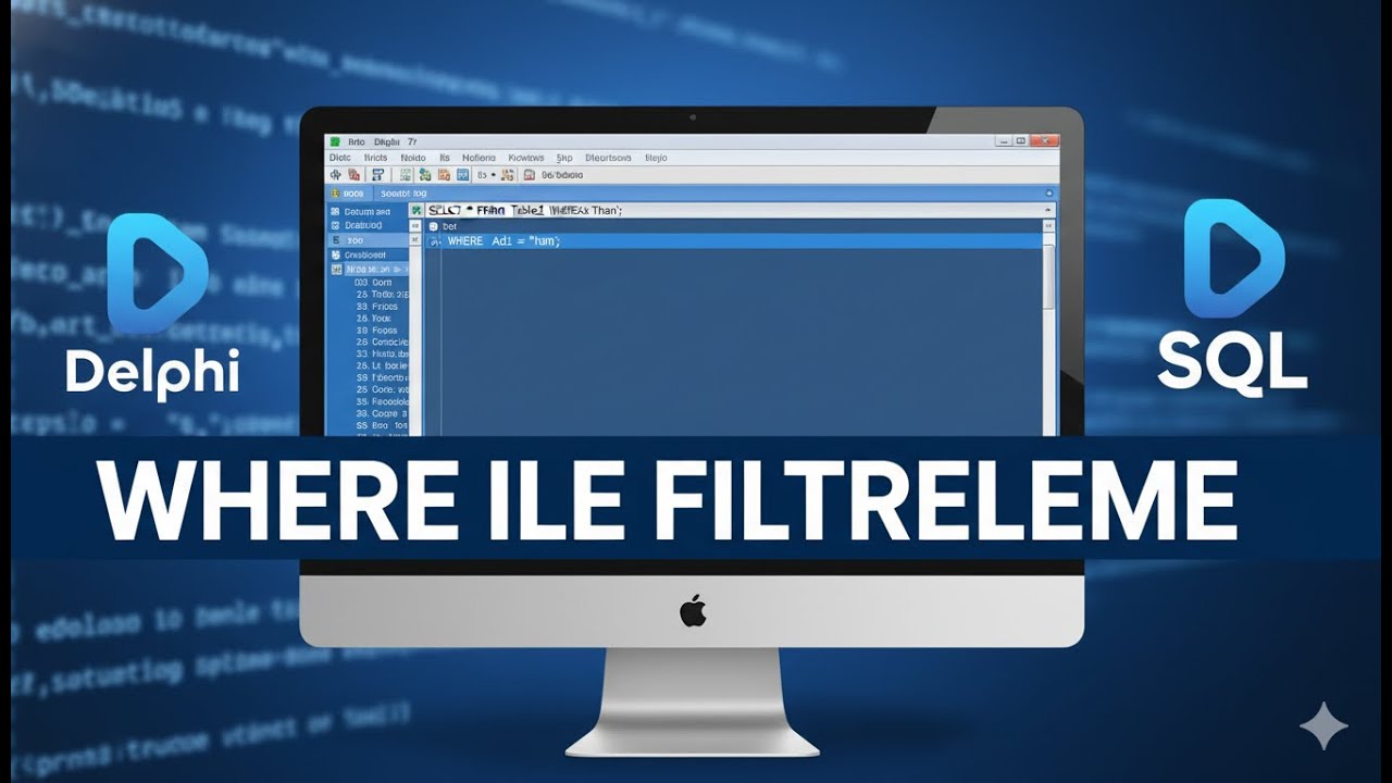 Delphi 7 SQL'de WHERE Kullanımı — Kayıtları Filtreleme Mantığı #delphi ...